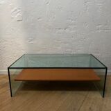 Glass coffee table