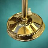 Vintage polished brass adjustable table lamp – 1970s wall light