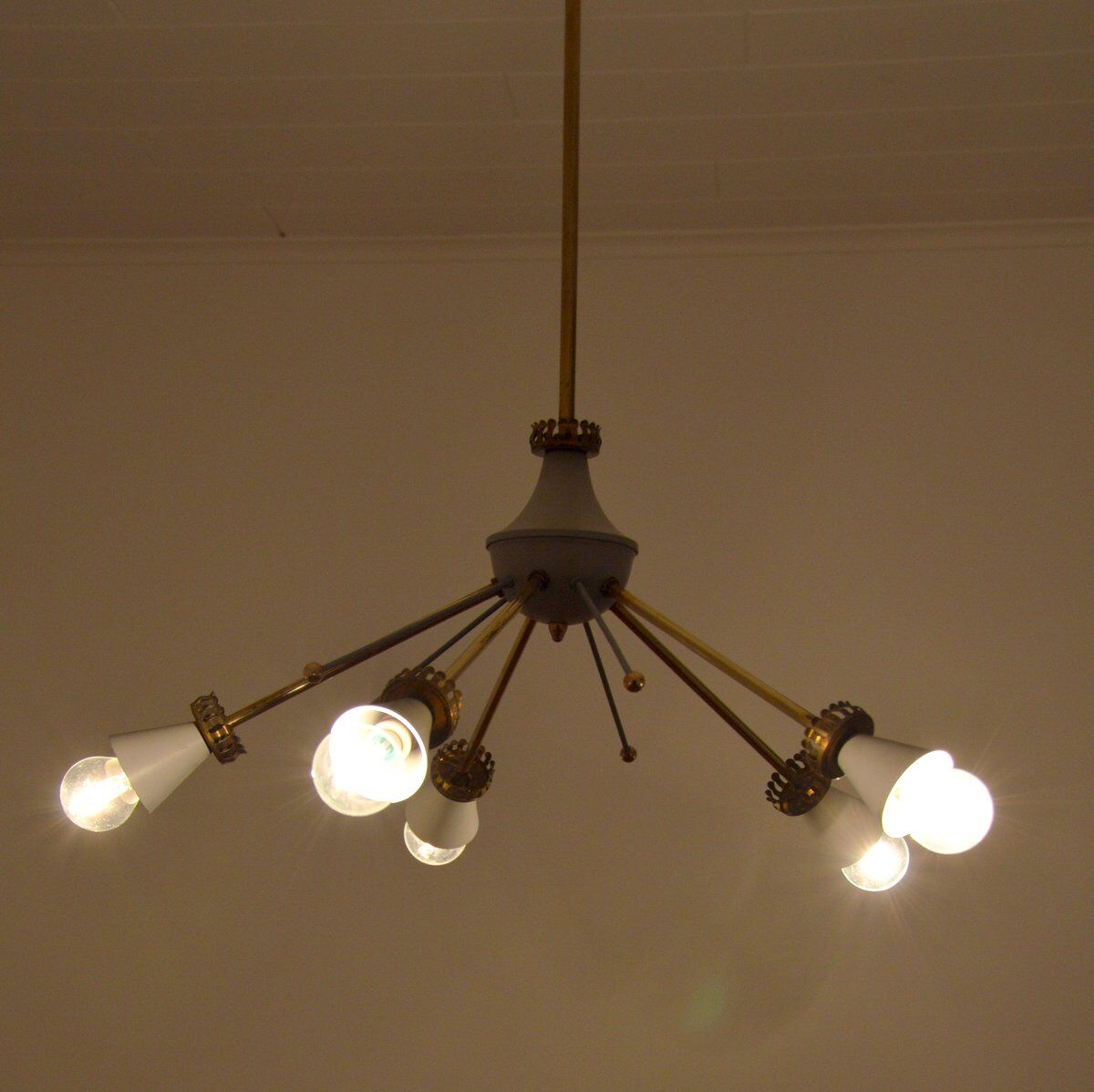 Lustre Spoutnik / Space age / Design Italien 1950s