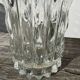 Vase en verre épais transparent
