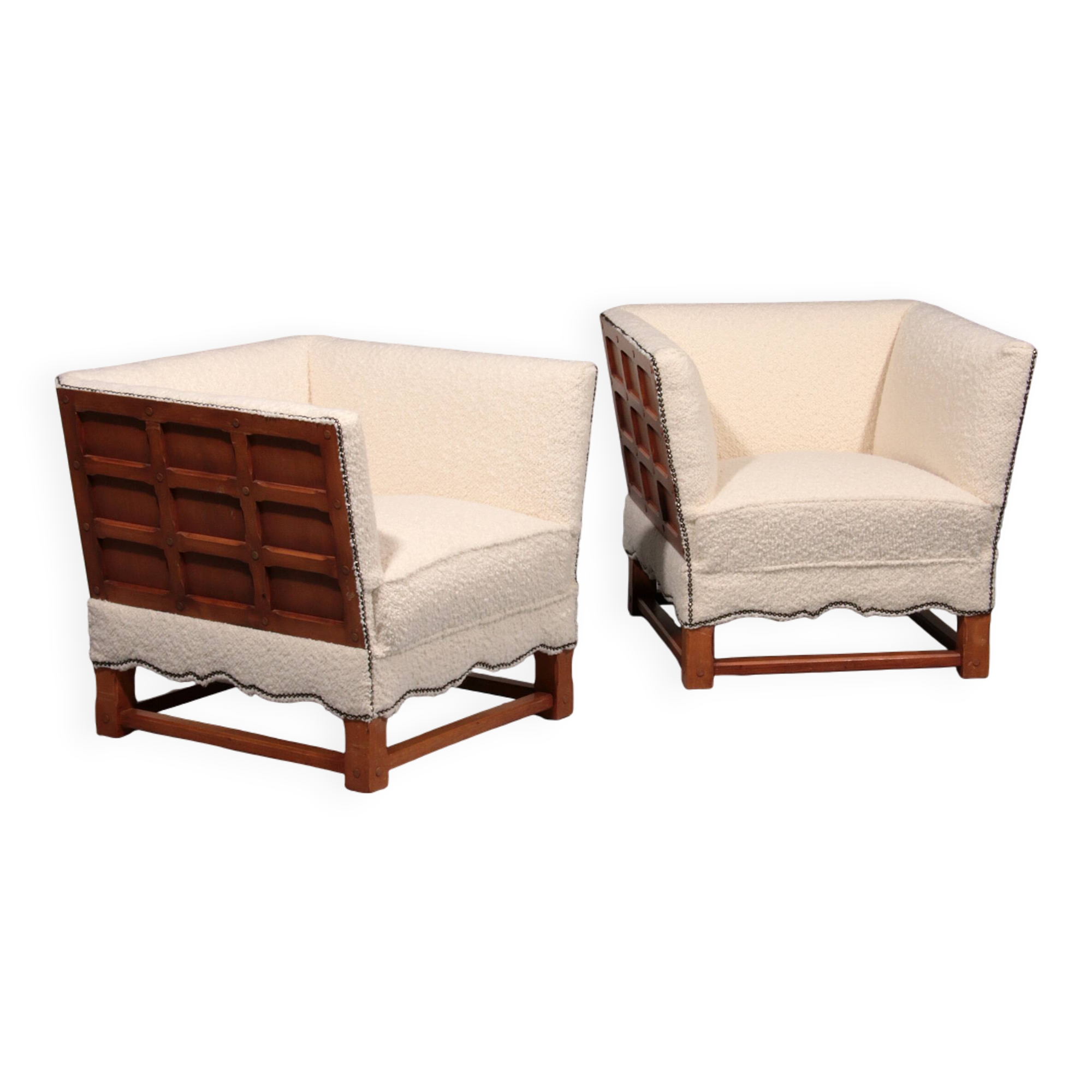 The spanish arm chairs from Elias Barup for Gärsnäs Sweden 1930