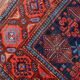 Handmade antique Afghan Baluch rug 95cm x 219cm 1880s
