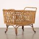 Vintage cradle from the 1960s, bamboo structure.