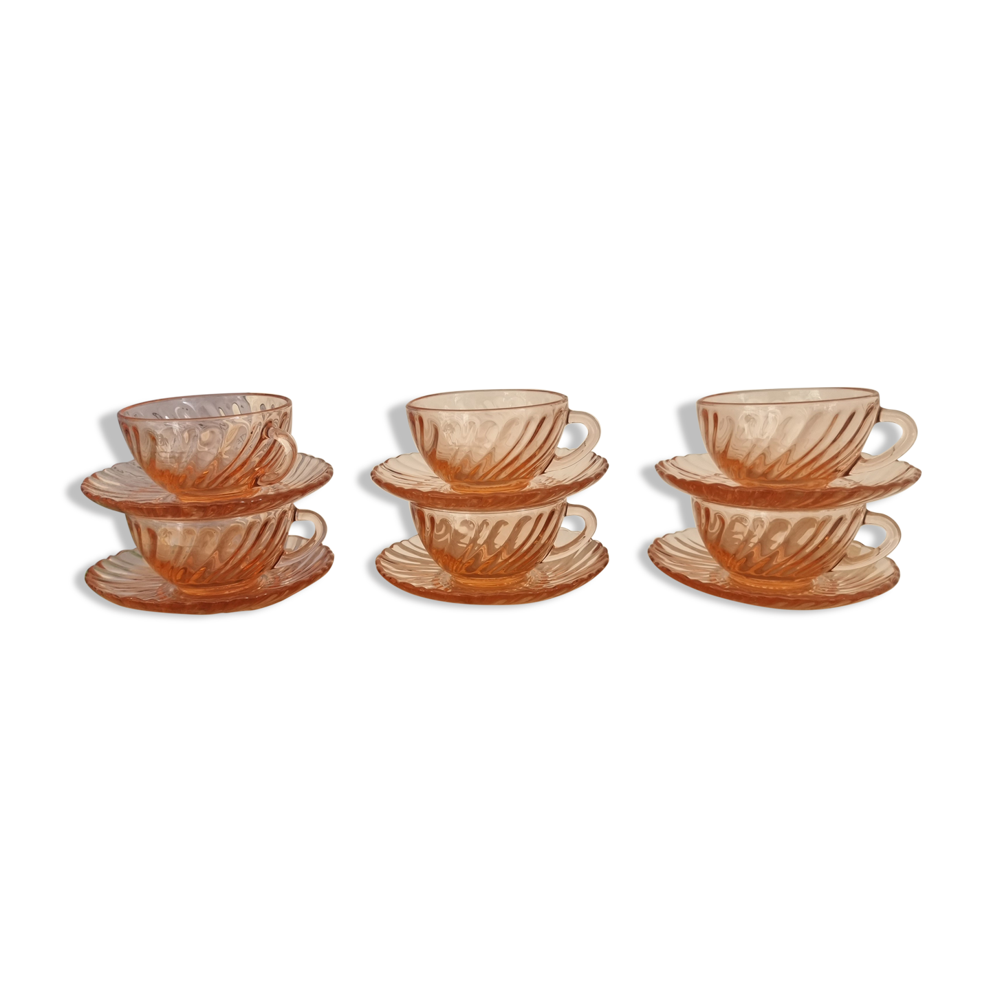 Set of 6 Rosaline coffee cups