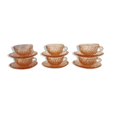 Ensemble de 6 tasses à café Rosaline