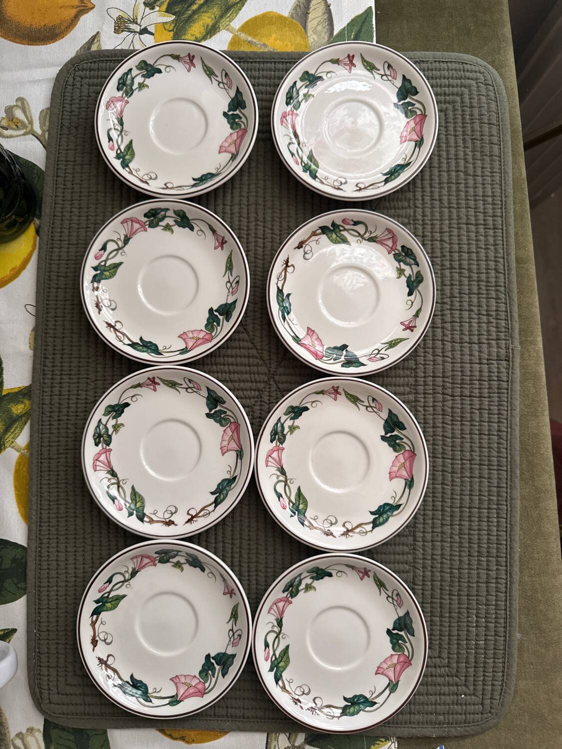 Set of 8 plates Villeroy & Boch – Palomo model – Very good condition