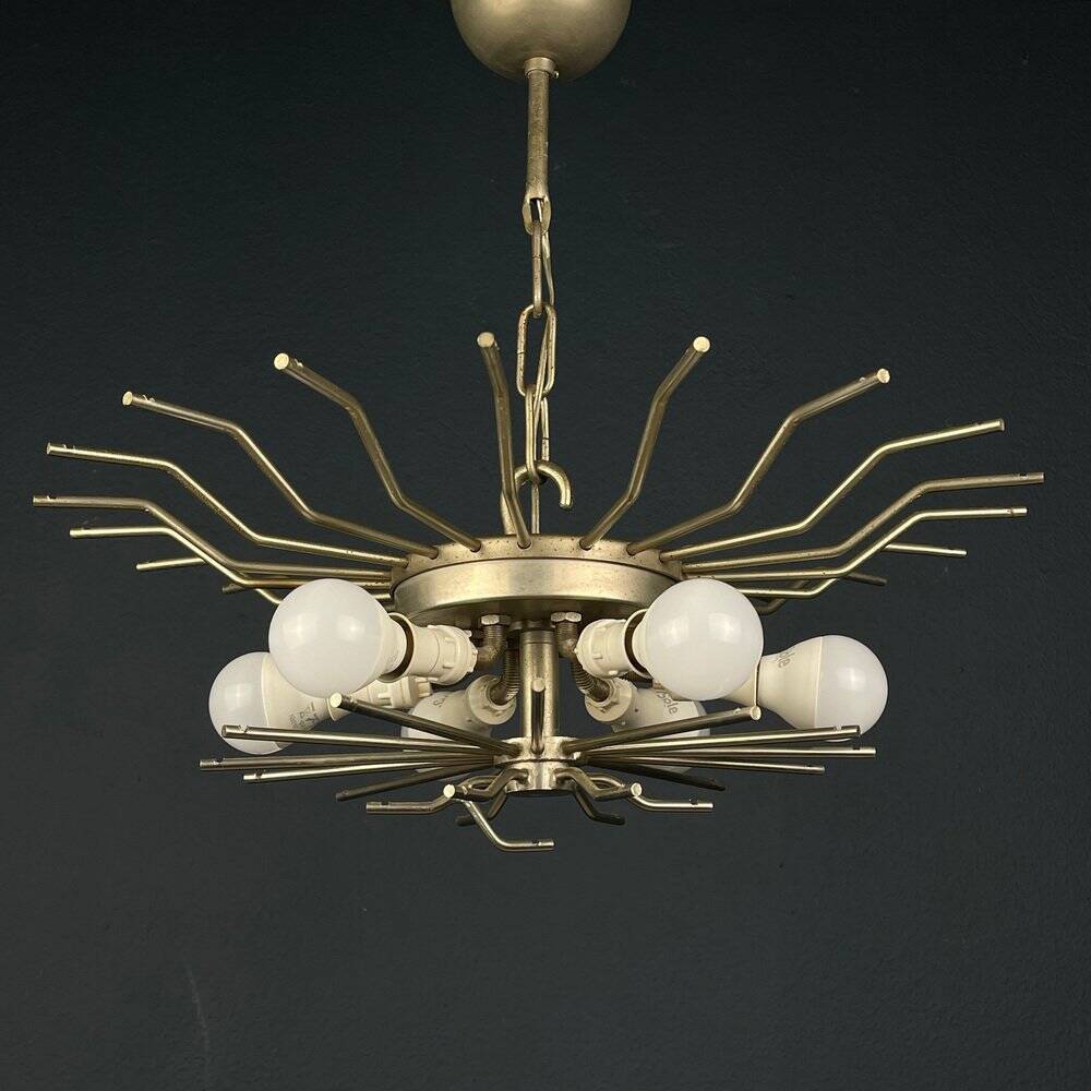 Mid-Century Murano glass chandelier Tronchi by Toni Zuccheri for Venini, Italy, 1960s
