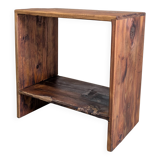 Bench / bedside table / stool vintage workshop style patina