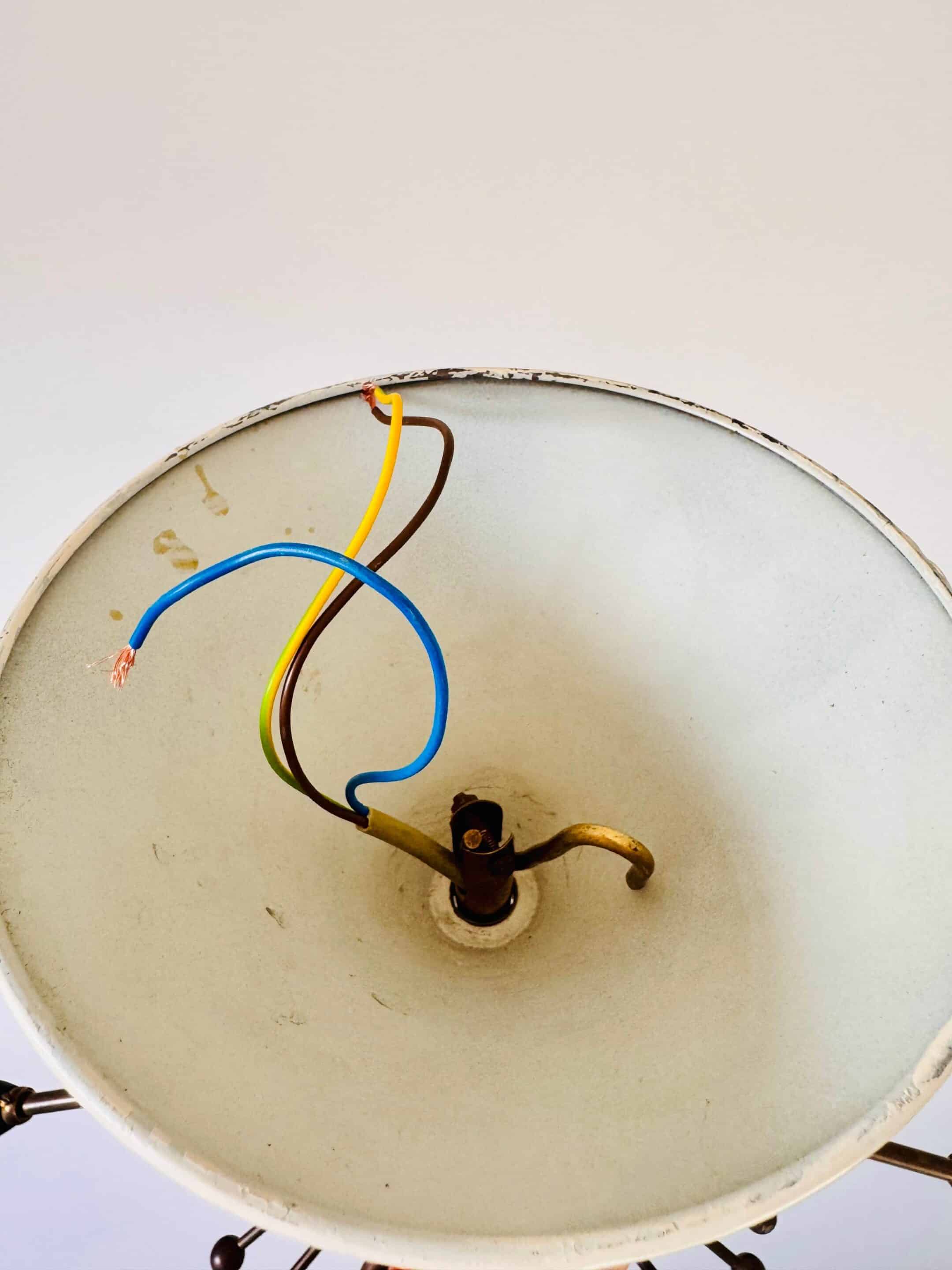 Lustre spoutnik vintage remis à neuf