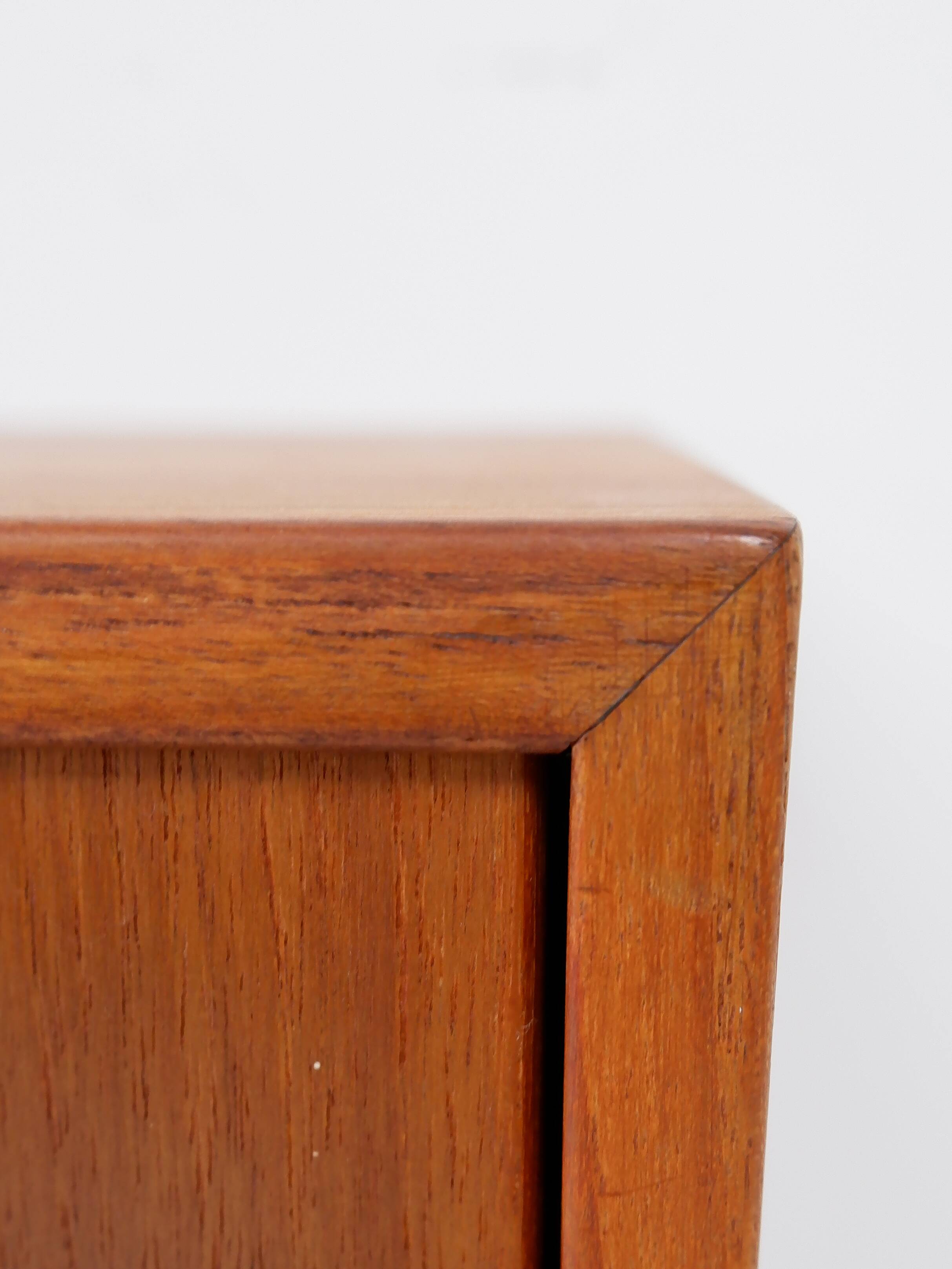 Danish sliding door cabinet by Kai Kristiansen, 1960s