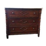 Commode en pitchpin fin XIXème