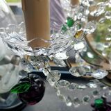 Golden bronze chandelier with fruit pendants