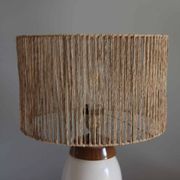 Lampe à poser en céramique craquelée, années 80