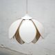Vintage lotus flower pendant lamp