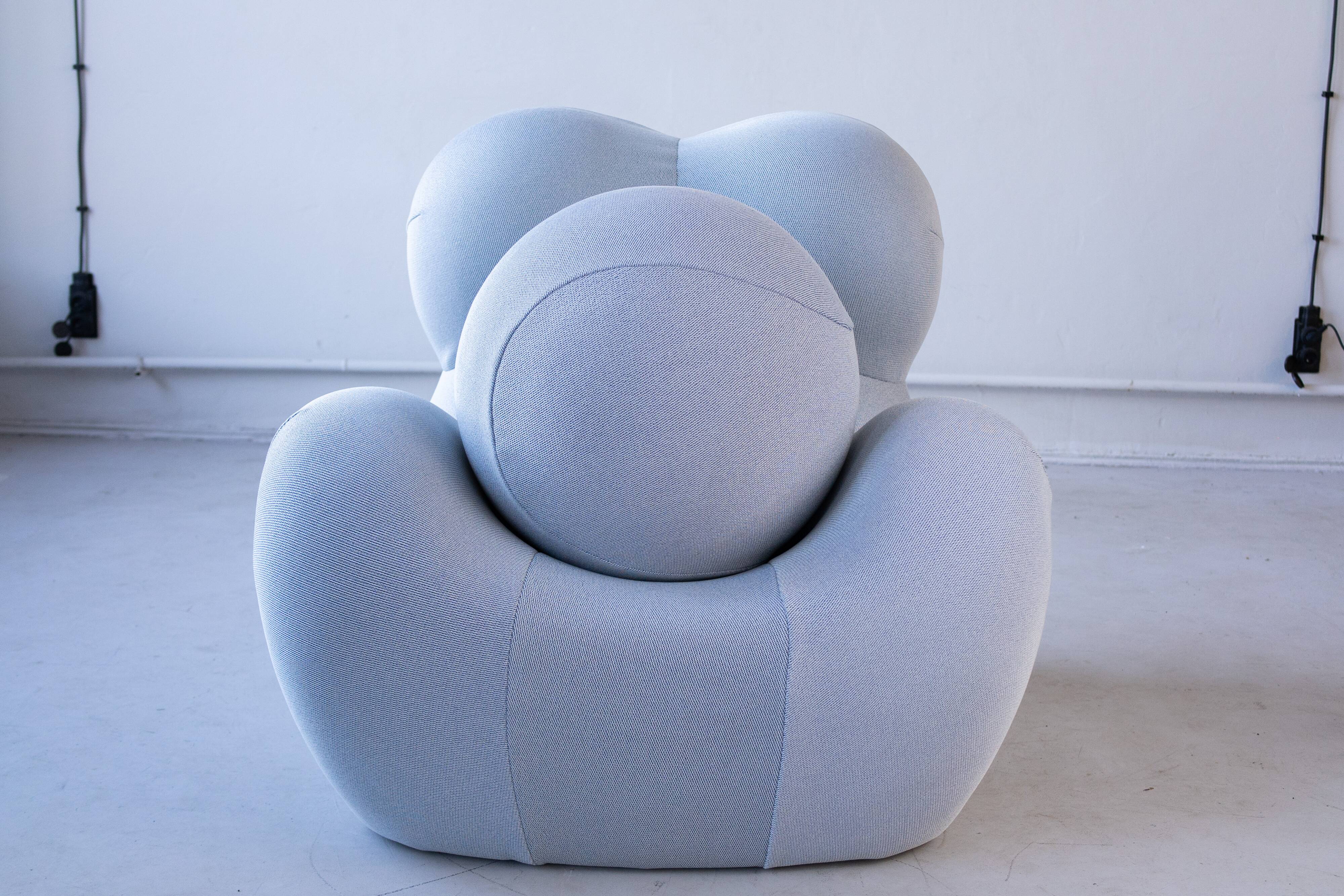 Italian Big Mama Up Chair & Ottoman attributed to Gaetano Pesce for B&B Italia, 2000, Set of 2