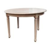White lacquered table Louis XVI style