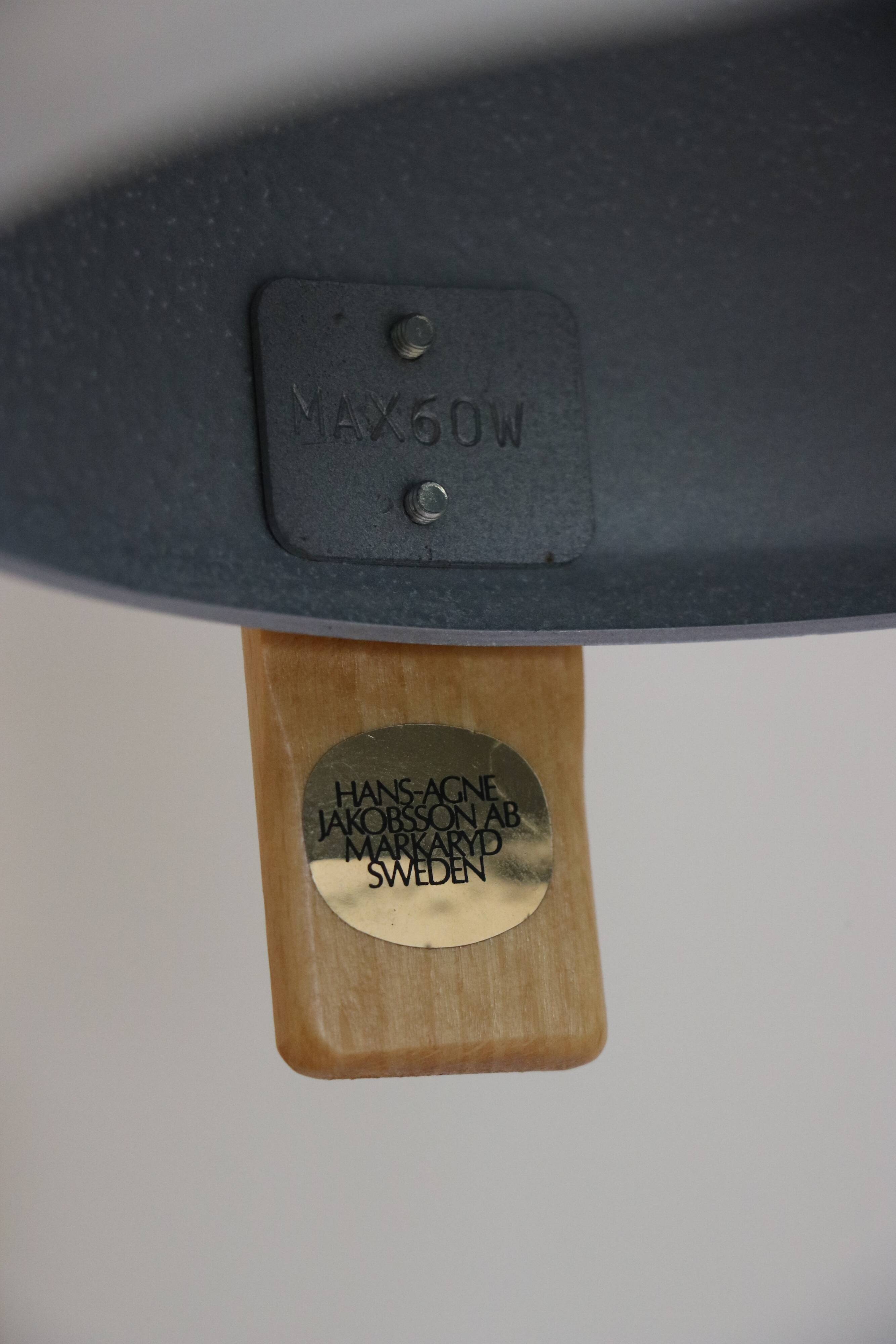 Wall lamp Hans-Agne Jakosson for AB Markaryd, 1970