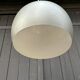 2 round metal pendant lights, Sweden 1980s