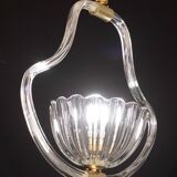 Elegant Art Decò Barovier and Toso Chandelier, 1940s