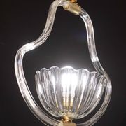 Elegant Art Decò Barovier and Toso Chandelier, 1940s