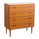 Commode en teck quatre tiroirs