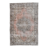 Tapis persan rouge et bleu marine 57s 205x307cm
