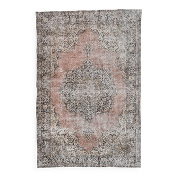 57s Red & Navy Blue Persian Rug 205x307Cm