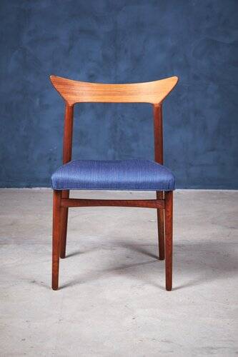 Vintage Teak Dining Chairs by Kurt Østervig, 1960s, Set of 6