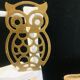 Dessous plat Hibou laiton
