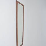 Danish mirror with teak edge, large size, 1960s