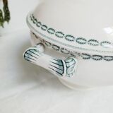 Sarreguemines U&C Iron Earth Soup Tureen, Nobilis