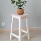 Tabouret vintage shabby années 70