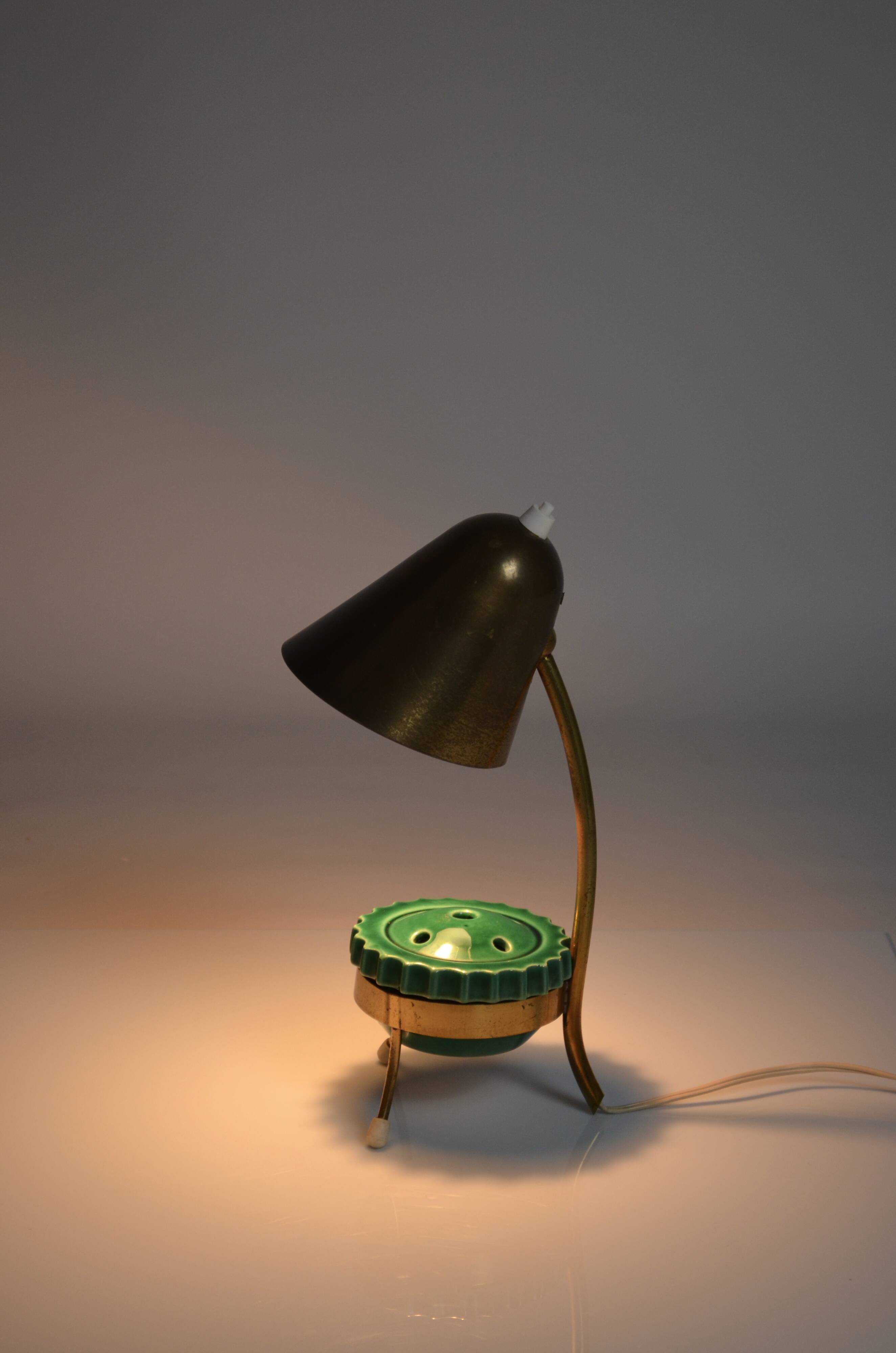 Lamp by Jacques Biny, 1950s