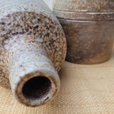 2 stoneware bottles
