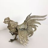 Pair of metal roosters