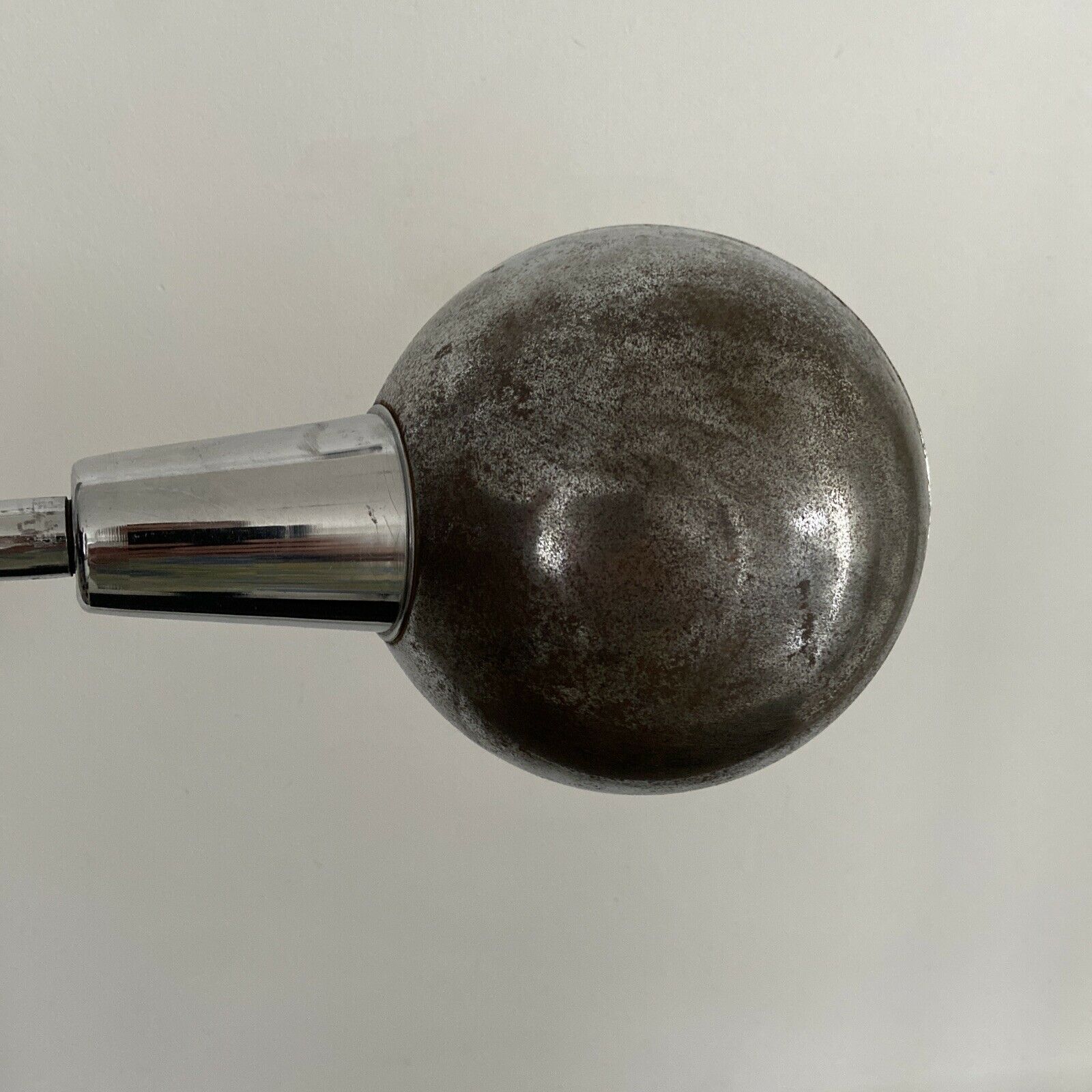 Workshop lamp with flexible arm vice attachment 50s