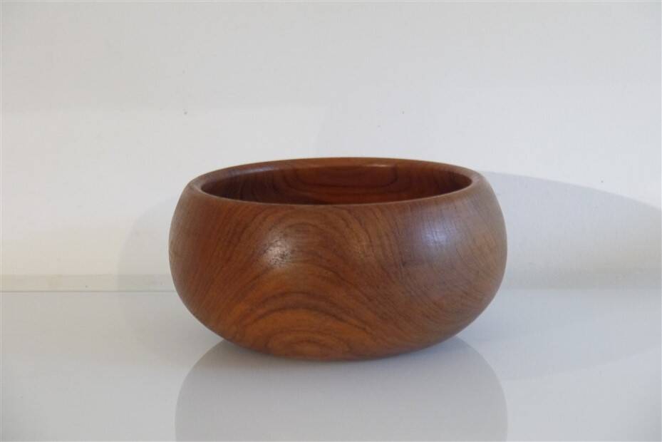 Scandinavian teak trinket tray 1960