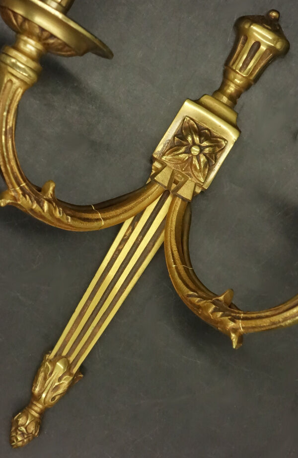 Pair of Louis XVI style sconces