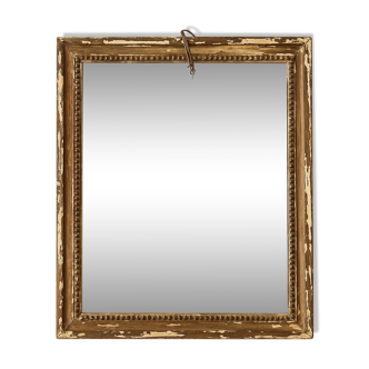 Miroir ancien Louis-Philippe – glace au mercure – XIXe siècle