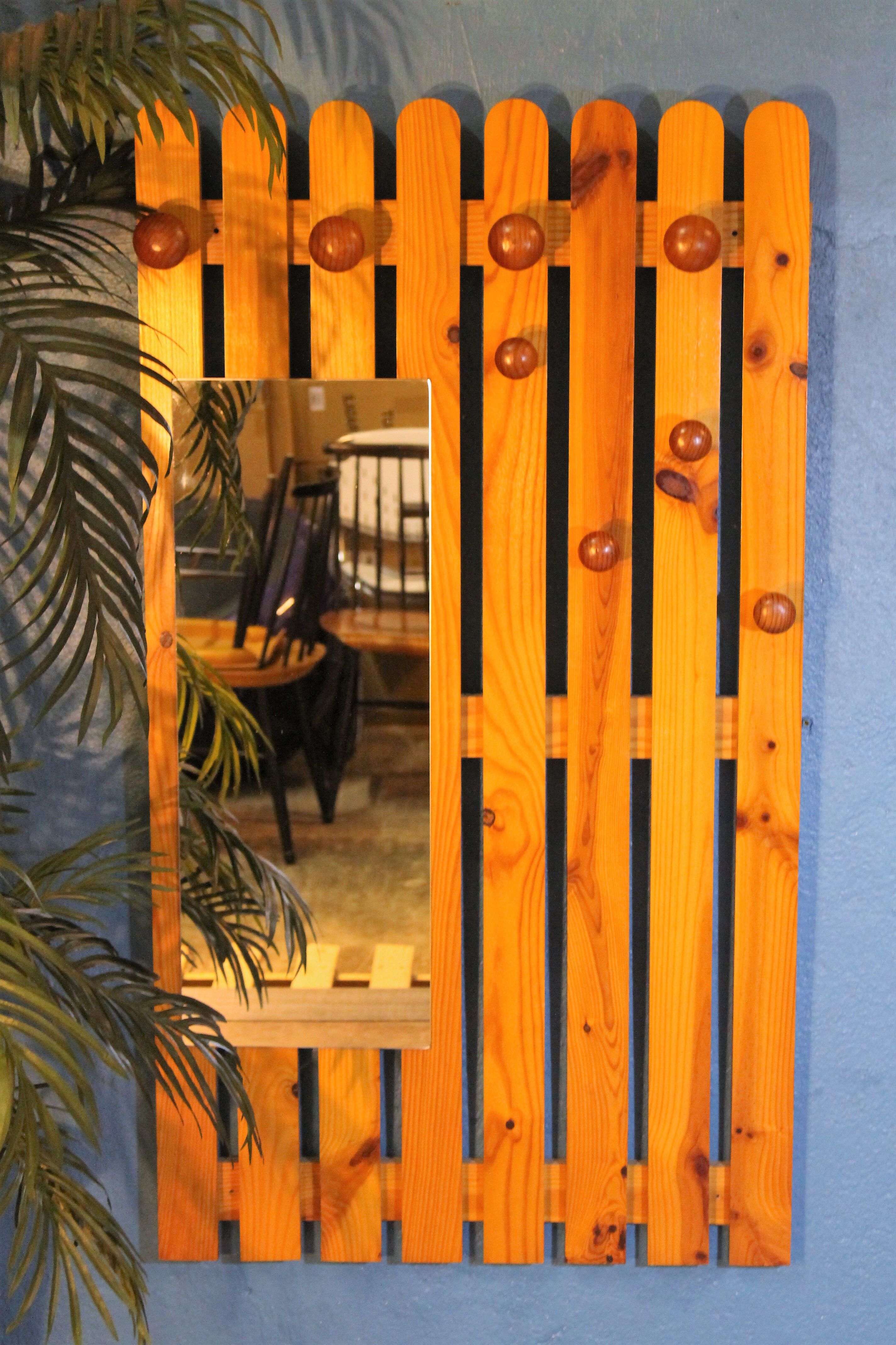 "Planches" wall coat holder 1980s