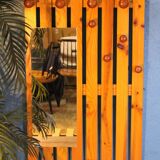 "Planches" wall coat holder 1980s