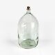 Demijohn transparent cylindrical molded glass 30 l