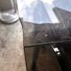 70s dining room set: glass table and 6 chairs