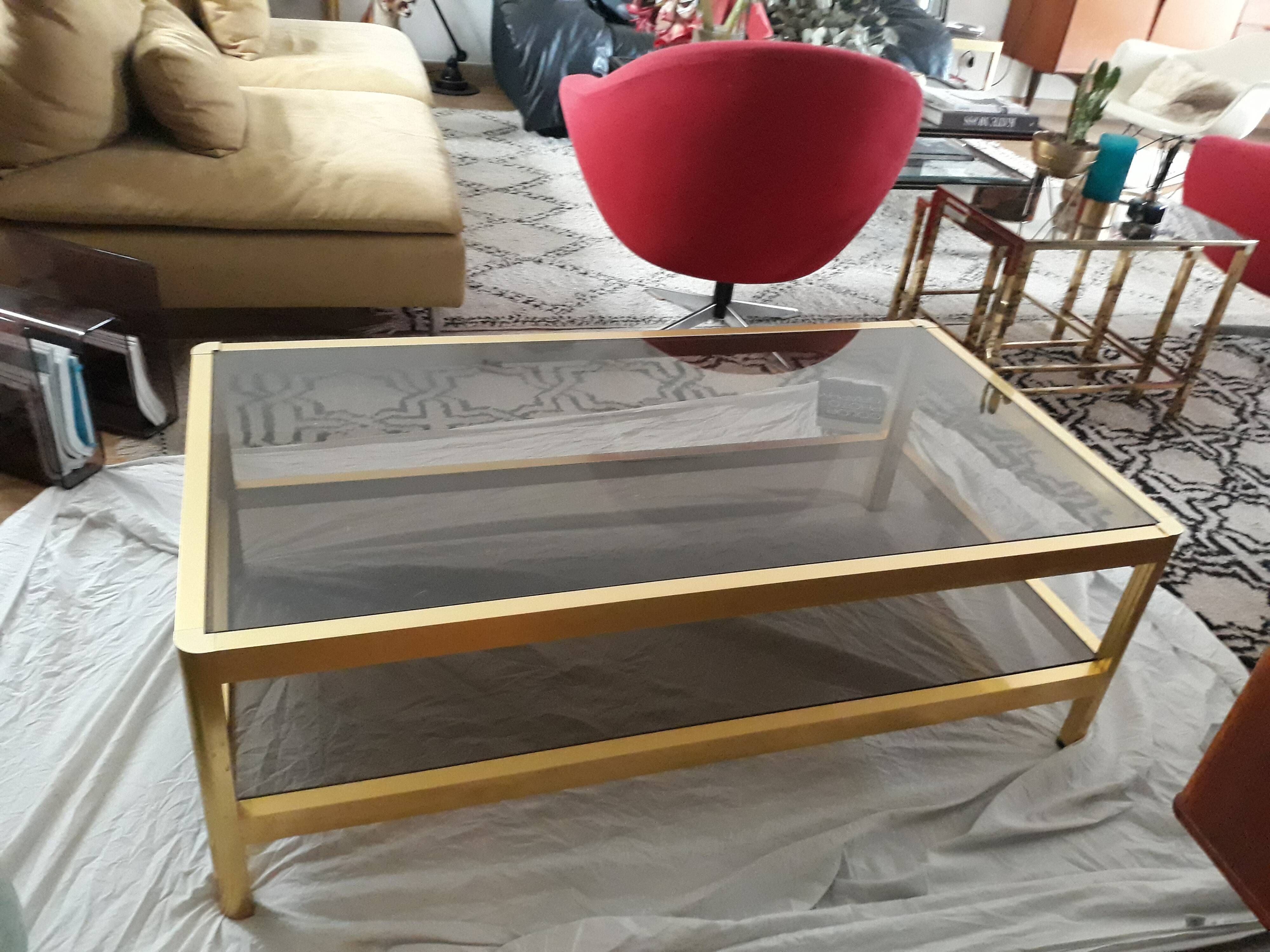 Table basse Roche Bobois années 70 80