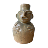Ancient ceramic anthropomorphic lamp foot