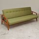 Green Banquette Daybed from Czechoslovakia 1960