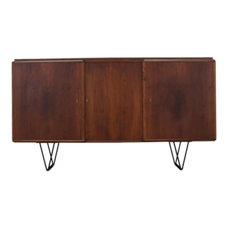 Walnut highboard, Danish design, 1960s, production: Denmark