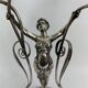 Grand chandelier figuratif avec nymphe Femme fatale