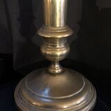 Bronze torch candle holder early 20th century