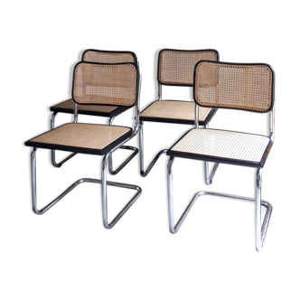 Set of 4 chairs B32 Breuer made in italy